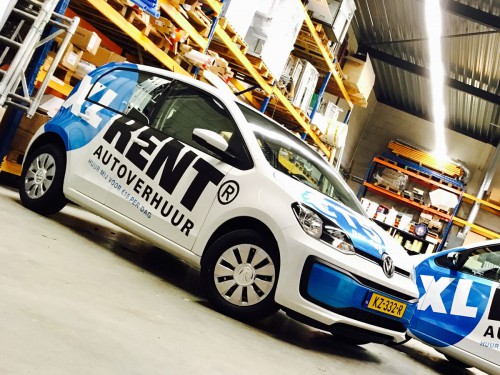 signing - autobelettering, auto laten bestickeren door Iwaarden, auto van fleetmarking xlrent