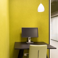  wall covering with PET felt in office